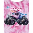 thumbnail image 3 of Monster Jam Sparkle Smash UPF 50+ One Piece Bathing Suit Tie Dye Toddler to Little Kid, 3 of 5