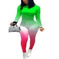 thumbnail image 1 of Female Jumpsuit  Neck Long Sleeve Bodysuit M, 1 of 5