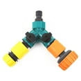 thumbnail image 2 of Bgsha 2 Way Hose Pipe Splitter Connector Adaptor Garden Hose Splitter Water Diverter, 2 of 9