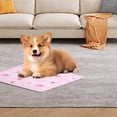 thumbnail image 5 of asddcavvf Summer Gel Pad for Dogs and Cats Reusable Pet Ice Mat Soft Comfortable Breathable Kennel Mat Indoor Use, 5 of 5