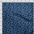 thumbnail image 4 of oneOone Velvet Blue Fabric Abstract Quilting Supplies Print Sewing Fabric By The Yard 58 Inch Wide, 4 of 4