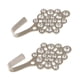 thumbnail image 4 of 2 Pieza Titulares Tieback Ganchos de Cortina Colgante de Pared Percha para Abrigos Decoración Plata, 4 of 9