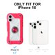 thumbnail image 2 of Funda de teléfono Cookiver para iPhone 16 de 6.1 pulgadas con accesorios, 2 of 6