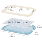 IRIS Pee Pad Holder, Fits 17x24 or Larger, Medium, Puppy Dog Pad Hoder, SecuredNon-Skid Rubber Ft