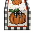 thumbnail image 5 of BZPIZ Halloween Tablecloth Halloween Dinner Table Runner for Kitchen Dining Party Picnic Indoor Outdoor Orange, 5 of 6