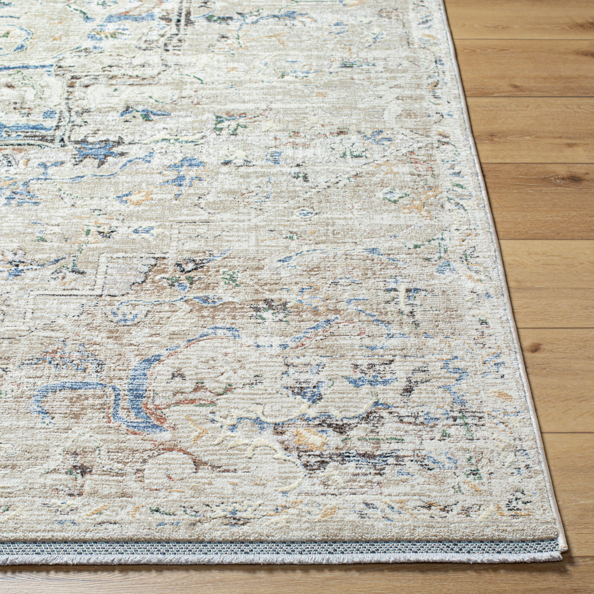 Artistic Wavers Rivaldo Area Rug, 9'4" x 13'1", Cream Blue