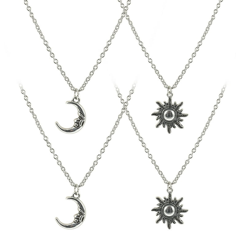 Sunburst Heart Necklace | Gold Metal | Necklaces for Women & Girls | Cute, Friendship, Couple | Puravida