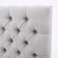 thumbnail image 3 of Grey Fabric Headboard, Queen Size, Contemporary Bedroom Style, Upholstered, Assembly Necessary Elegant Headboard For Bedroom, Modern Needed, 3 of 5