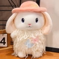 thumbnail image 1 of ddioayh Clearance Easter Hat White Rabbits Doll Plushs Toy Little Rabbits Snow Rabbits Doll Children's Companion Soothing Cloth Doll, 1 of 6