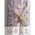 thumbnail image 6 of Fantasy Dandelion Sheer Curtains 63 Inch Length 2 Panels Set Window Treatments, Modern Magical Plants Flowers Spring Rod Pocket Semi Curtains for Living Room/Bedroom/Kitchen Décor, 104"W x 63"L, 6 of 7