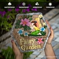 thumbnail image 4 of Fairy Kisses and Flowers Garden Stepping Stone, 9.5" Outdoor Decoration Statue, 4 of 7