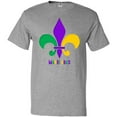 thumbnail image 3 of Inktastic Mardi Gras Fleur De Lis T-Shirt, 3 of 5