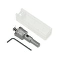 thumbnail image 5 of Uxcell Carbide Hole Cutter 23mm Hole Saw High Density Cemented Carbide Teeth Triangular Shank for Stainless Steel Metal, 5 of 5