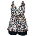 thumbnail image 1 of HAWEE Womens Plus Size Tankini Swimsuits with Shorts Two Piece Bathing Suit Floral Printed Swimwear, 1 of 4