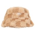 thumbnail image 1 of Winter Hat Thick Soft Furry Plush Patchwork Color Matching Windproof Cold Resistant Outdoor Skiing Cycling Fisherman Hat Basin Cap, 1 of 10