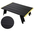 thumbnail image 1 of Floding Picnic Table, Portable Camping Side Table, Aluminum Collapsible Table, 1 of 4