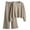Khaki Jogger Sets for Women 2 Piece _l, variant on Women's 2 Piece Sweater Outfits Set Loungewear Fall Clothes Elegant Jogger Long Sleeve Crewneck Sweater Casual Loose Wide Leg High Waisted Pants Solid Color Comfy Beige Free Size