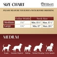 thumbnail image 3 of Filbert Leather Dog Collar with Airtag Holder, Upgraded Secure Airtag Collar Luxury, for Medium Dogs, Leather, Waterproof, Premium, Adjustable for All Breeds, Heavy Metal Buckle, Ultra-Durable, 3 of 9