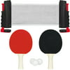 Best Choice Products Ping Pong Table Tennis Game Set W/ Paddles Balls