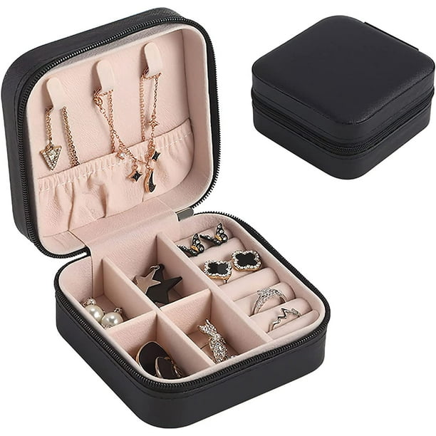 Travel Jewelry Box Mini Portable Organizer Display Stand Storage