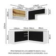 thumbnail image 3 of Cocina Integral Completa Modular Madesa Glamy 349cm BN 02, 3 of 5