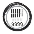 thumbnail image 1 of EeaseCA 1 Set Road Bike Brake Derailleur Cable Pipe Tube Variable Shifting Brake Wire Fixed Gear Brake Line (Black), 1 of 7