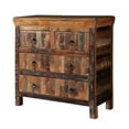 thumbnail image 2 of Harper 4-drawer Solid Reclaimed Wood Accent Cabinet Brown, 2 of 3