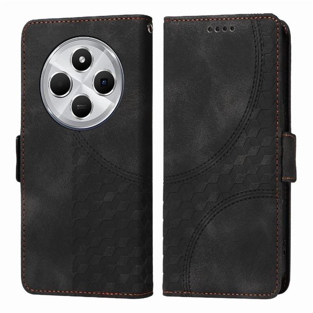 Funda GANGXUN para Xiaomi Redmi A4 con diseño acolchado elegante, cuero PU, protección total y ajuste preciso