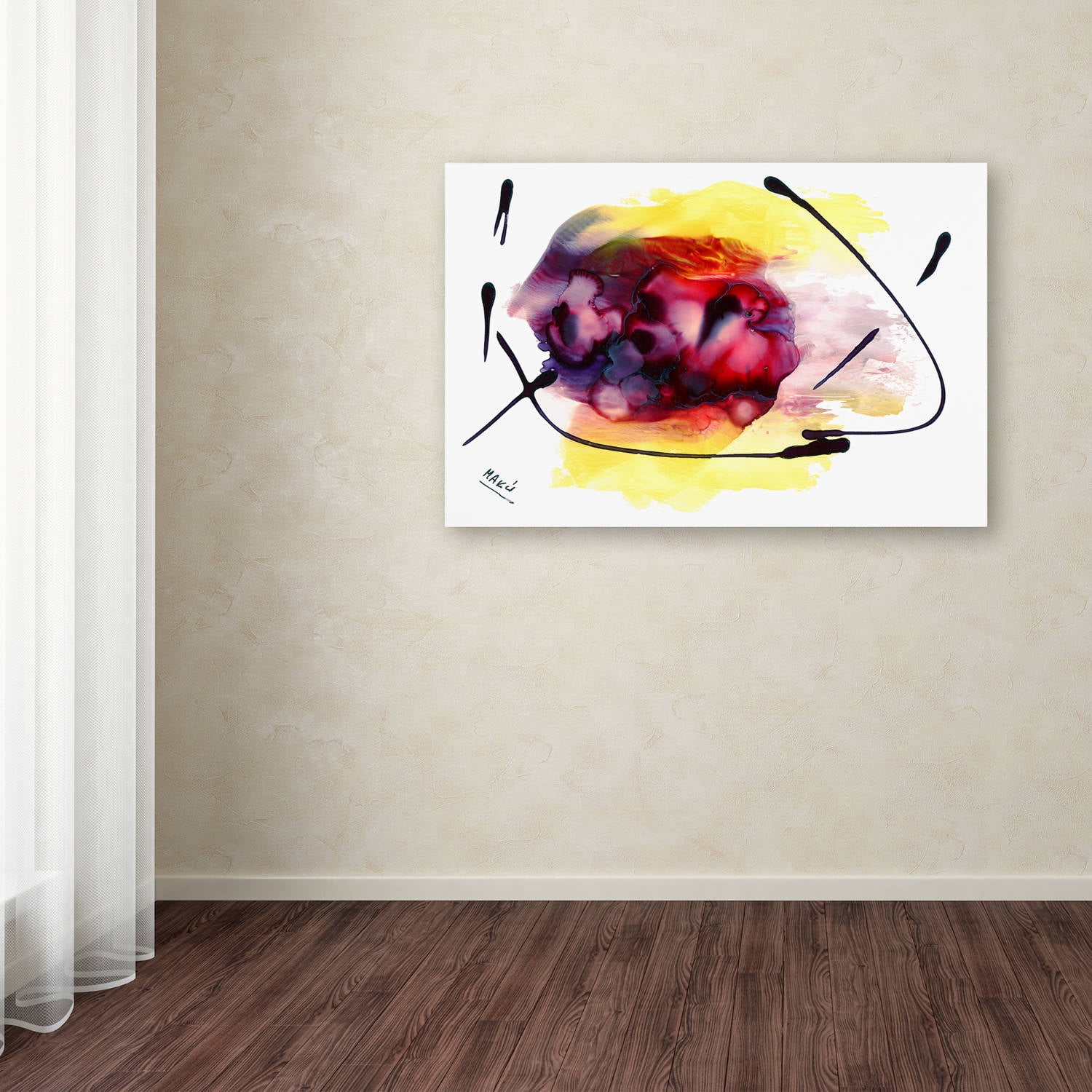 Trademark Fine Art "Abstract 06" Canvas Art by Mako