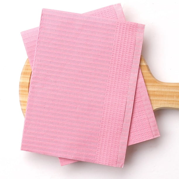 125x Mantel Baberos Absorbente Impermeable Desechables Almohadillas para s - Rosa Rosado Macarena Baberos de mantel