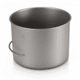 thumbnail image 4 of Ensemble de Batterie de Cuisine de Camping en Titane : Casserole 900 ml et Poêle 350 ml, Ultraléger (Total 188 g) pour la Randonnée en Plein Air, le Backpacking, Ensemble de Cuisson Léger et Résistant à la Corrosion, 4 of 7