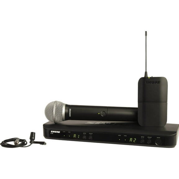 Shure Wireless Combo System with PG58 Handheld and CVL Lavalier