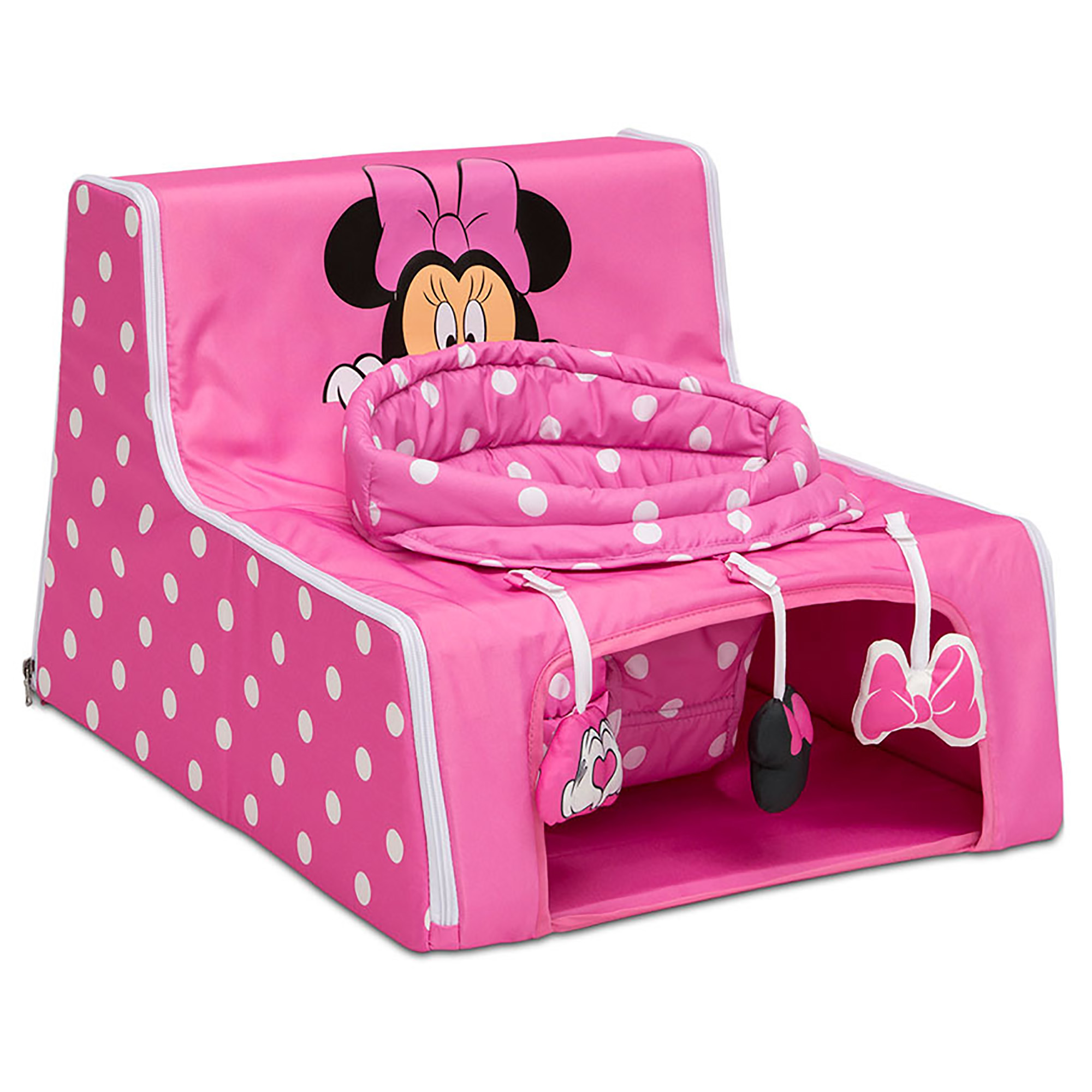 Disney Minnie Mouse Portable Activity Seat for Babies, Pink photo 1