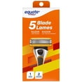 thumbnail image 1 of Equate Men's 5 Blade Razor with Trimmer and 2 Cartridges, 1 of 3