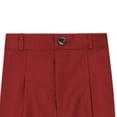 thumbnail image 4 of JUMEYU Uniform Pants for Boys Uniforms Pull-On Pant with Boxer Elastic Waistband for Girls and Boys Size 10-11 (Red,10-11 Years), 4 of 5