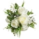 thumbnail image 1 of Bolas de flores artificiales para centros de mesa de 20 cm de diámetro. Blanco, 1 of 9