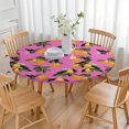 thumbnail image 3 of Round Picnic Table Cloth 100% Waterproof & Oil Proof, Elastic Fitted Table Cover for 36"-44" Round Tables, for Dining, Camping, Outdoor, 3 of 7