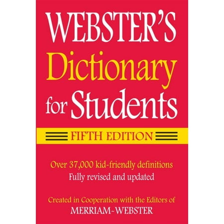 Webster's Dictionary for Students (Paperback) (Best Rhyming Dictionary For Rappers)