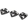 thumbnail image 3 of 3-Piece Black Trapezoid Diamond Grinding Discs Set for Concrete – High-Performance, Low-Noise, Durable, and Easy to Install (16#, 3 Teeth), 3 of 6