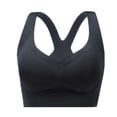 thumbnail image 2 of Tsesme Plus Size Seamless Bras for Women, V Neck Wireless Pus up Bra, Wide Cross Back Full Coverage Comfy Lingerie 3XL, 2 of 5