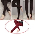 thumbnail image 3 of Sonducket Mallas térmicas de terciopelo elástico para mujer Prendas para la parte inferior del cuerpo Vino rojo Sonducket  AP013759-03, 3 of 6