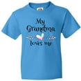 thumbnail image 3 of Inktastic My Grandma Loves Me- Heart Grandchild Youth T-Shirt, 3 of 5