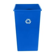 Rubbermaid Commercial Square Recycling Container,50 gal.,19- RUB154CBLU