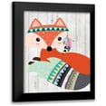 thumbnail image 1 of Robinson, Tamara 15x17 Black Modern Framed Museum Art Print Titled - Tribal Fox, 1 of 5