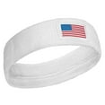 thumbnail image 4 of Suddora Cotton Terry Cloth Sweatband Set with 1 Headband and 2 Wristbands, USA Flag, 4 of 4