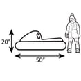 thumbnail image 4 of CocoNut Outdoor: Team Xtreme Racing Snowmobile Sled - Green, Purple and Black, 50x20" Inflatable Toboggan, Cold Resistant PVC, 200lb Cap, Kids-Teens-Adults 8+, 4 of 7