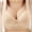 Beige, variant on CALAFEBILA Soild Wire Free One-Piece Everyday Back Buckle Strapless Bras for Women