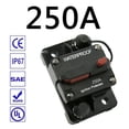 thumbnail image 1 of Circuit Breaker Fuse Audio Holder 30A-300A Manual Switch 12-48V DC for Car Boat, 1 of 7