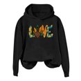 thumbnail image 1 of WEAIXIMIUNG Sweatshirt pour Femmes Col Rond Imprimé Lettre de l'Action de Grâce Hoodie Décontracté pour Femmes Pull Sweatshirt Confortable Automne, 1 of 3