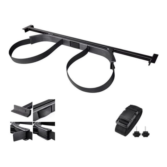 Golf Cart Bag Mount – Golf Bag Holder Bracket Attachment for Rear Seat – Fits EZGO Club Car